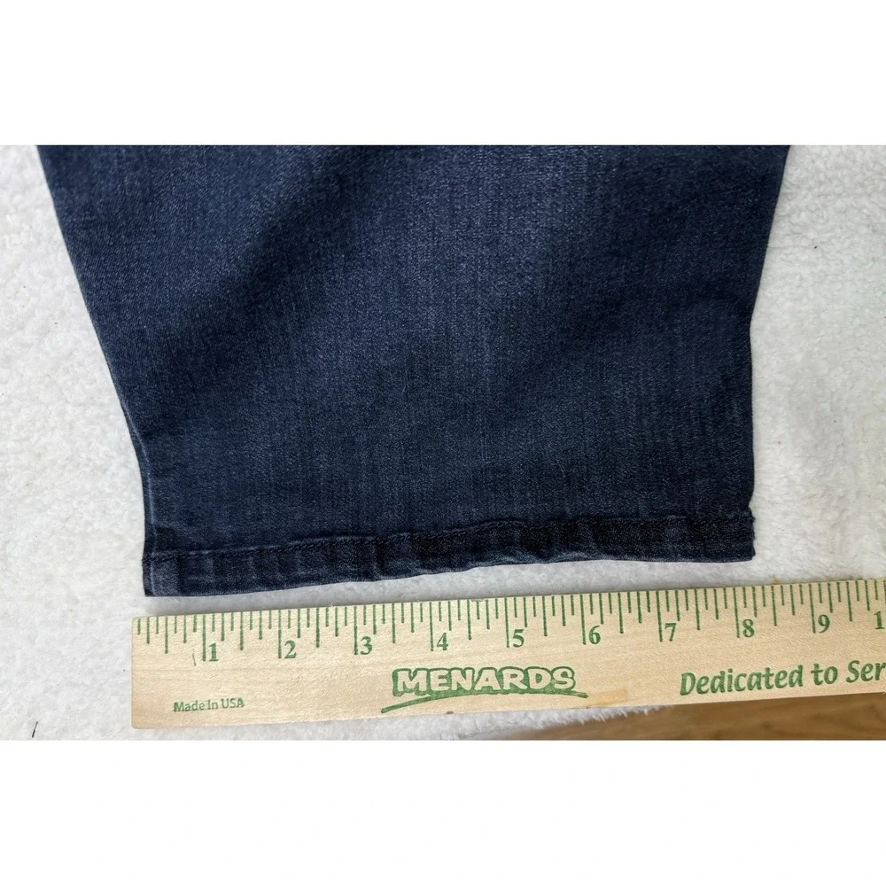 Terra and Sky Women's Denim Jeans Straight Dark Wash‎ Stretch 22W petite 42 x 27